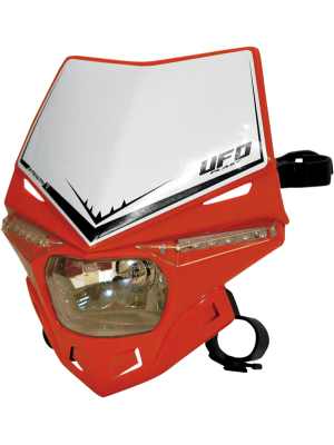 Универсална маска с LED фар UFO Stealth 12V/35W - Red